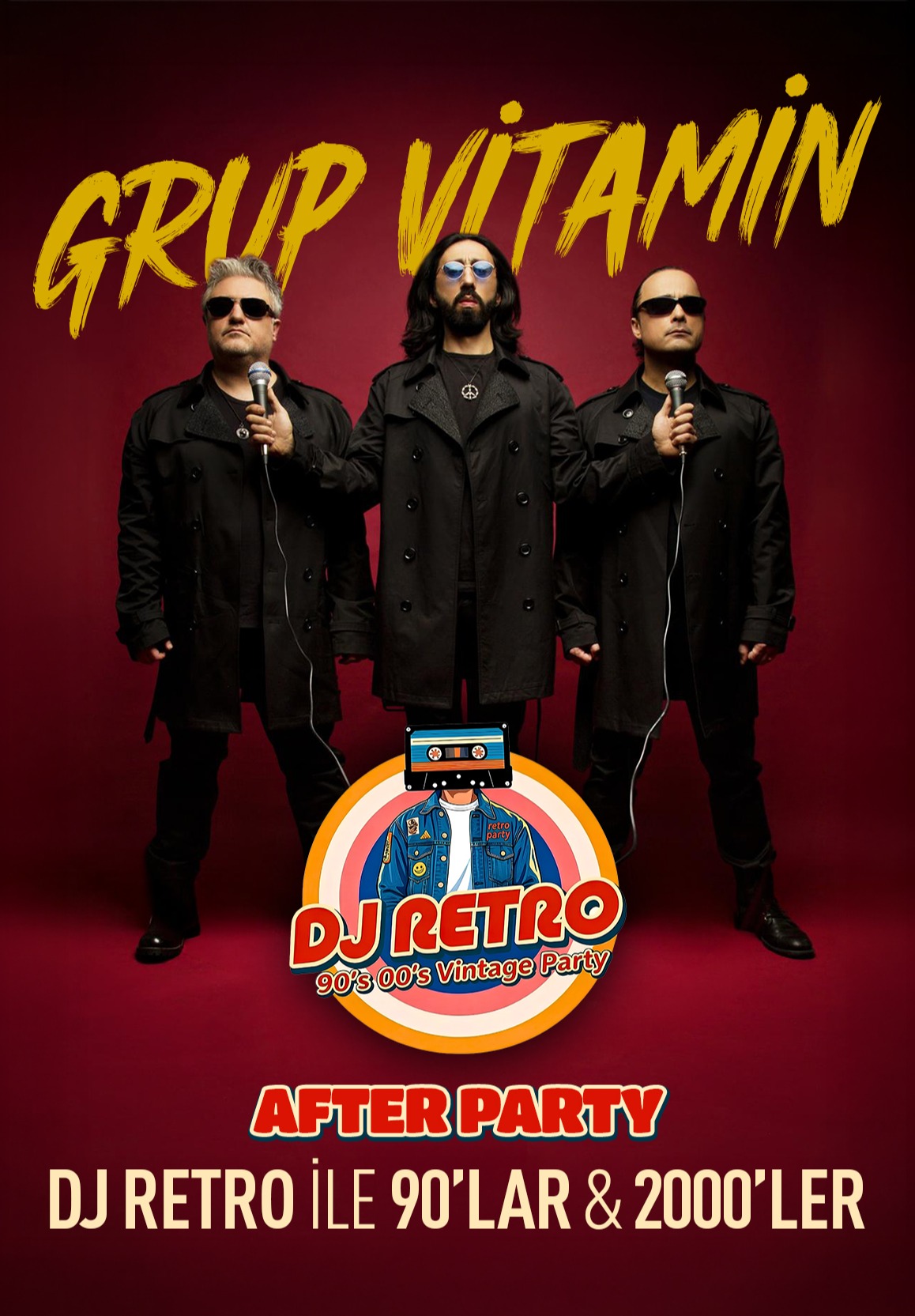 Grup Vitamin & DJ Retro 90's 00's Vintage Party