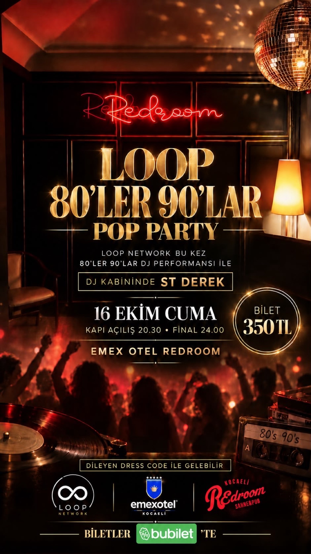 Loop 80’ler 90’lar Pop Party