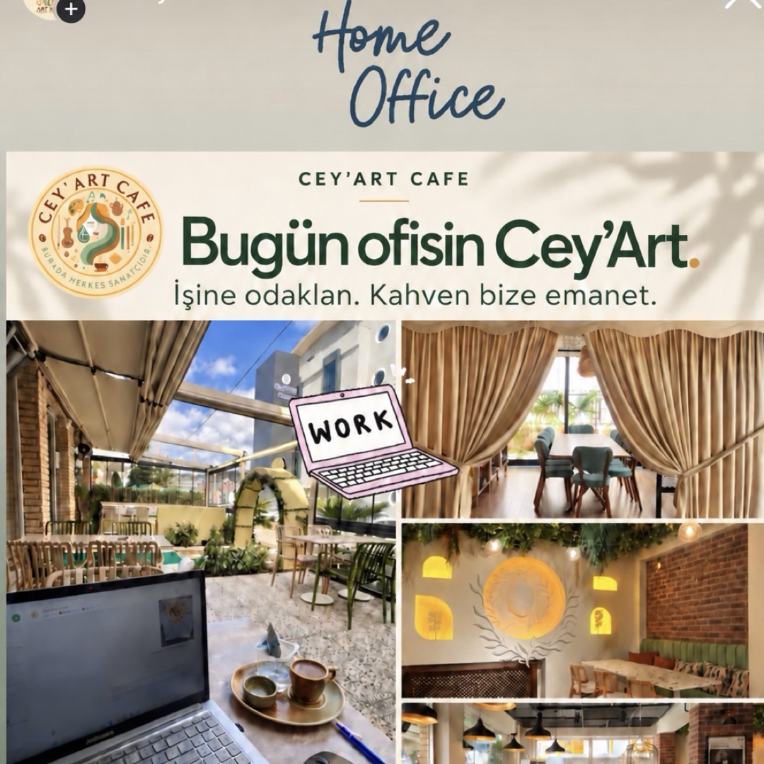 Cey’Art Cafe den Homeoffice Çalışanlara Özel Haftaiçi İndirim Paketi