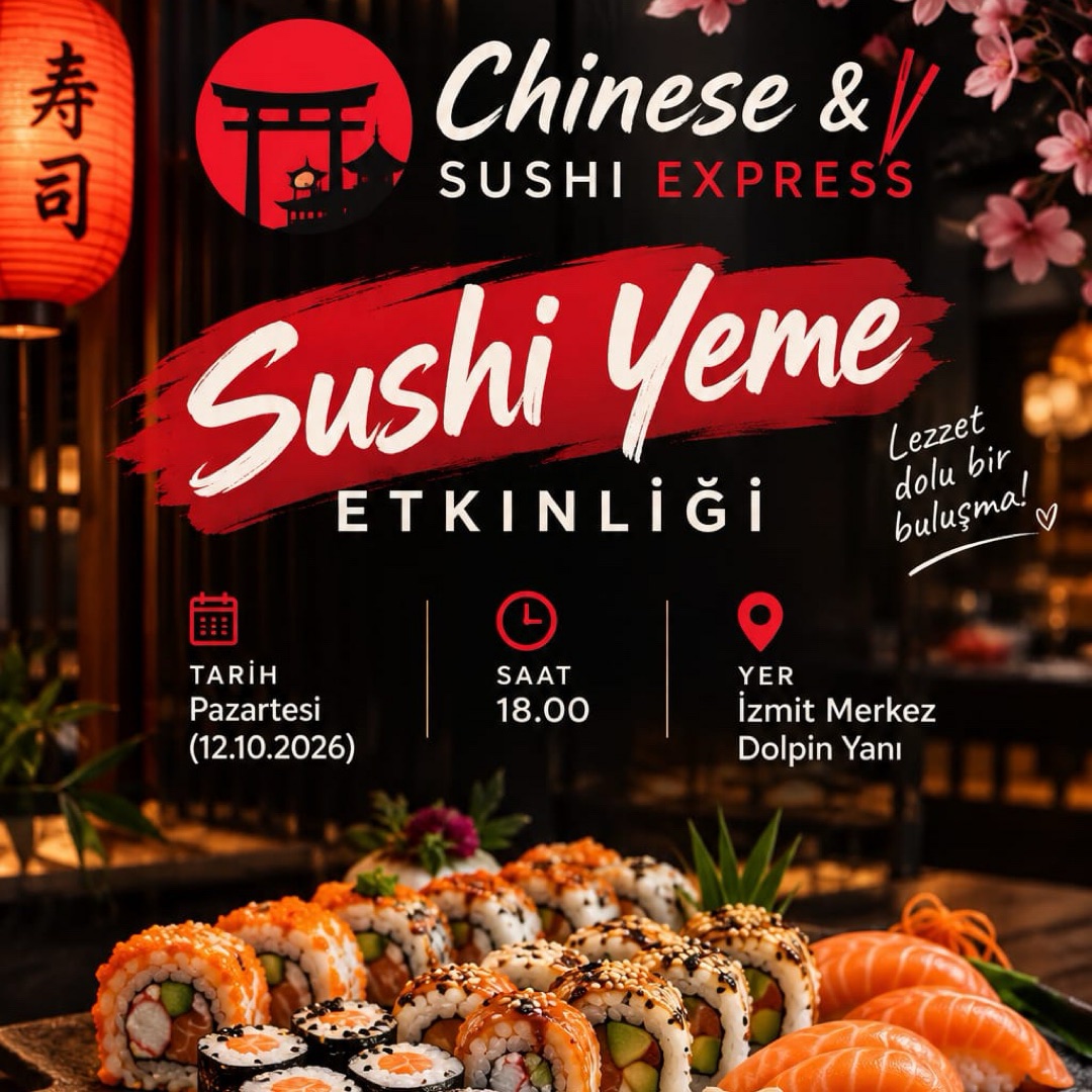 Sushi Tadım Etkinliği!